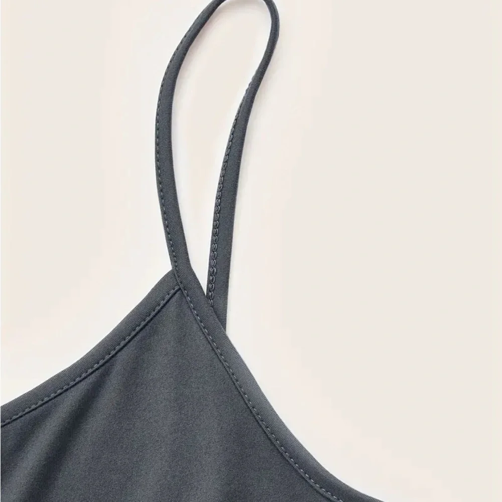 Black Square Neck Maxi Dress - Picture 2 of 3